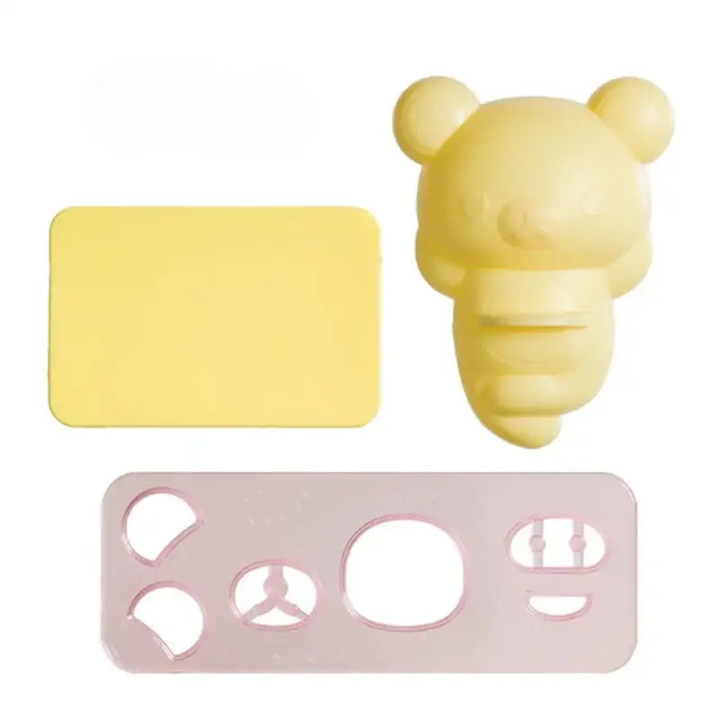 DecorBites™ Chicken Bear Rice Ball Mold Set: Kawaii Sushi Bento & Kitchen Tools
