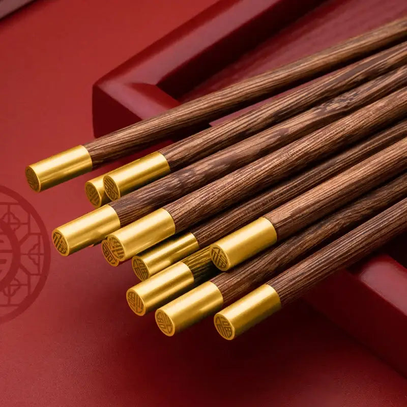 DecorBites™ Chicken-wing Wood Chopsticks Set • High Grade Reusable Tableware