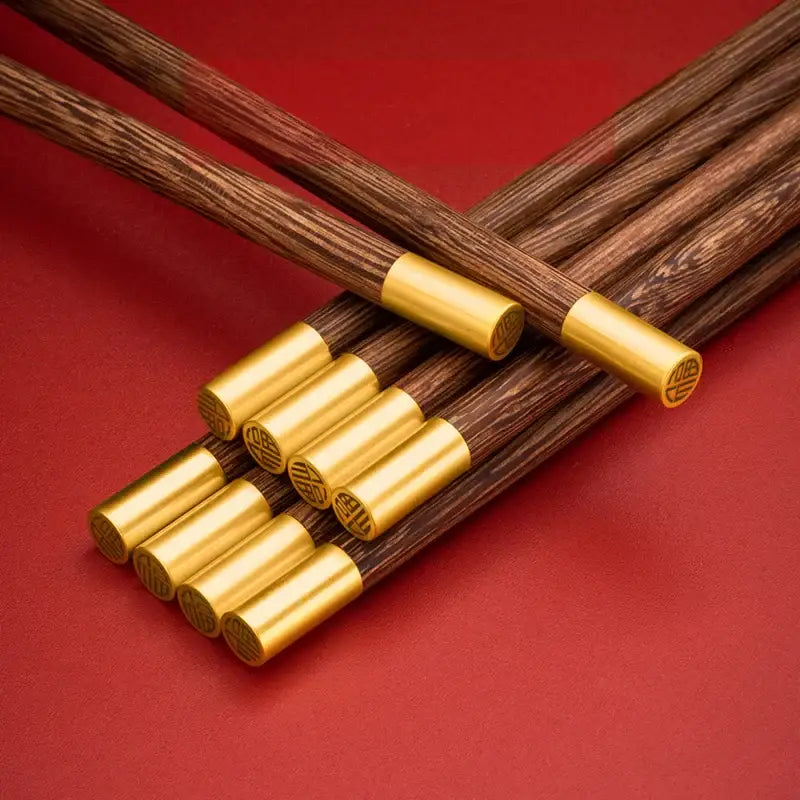DecorBites™ Chicken-wing Wood Chopsticks Set • High Grade Reusable Tableware