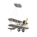 DecorBites™ Children's Aircraft LED Chandelier for Boys Room,False