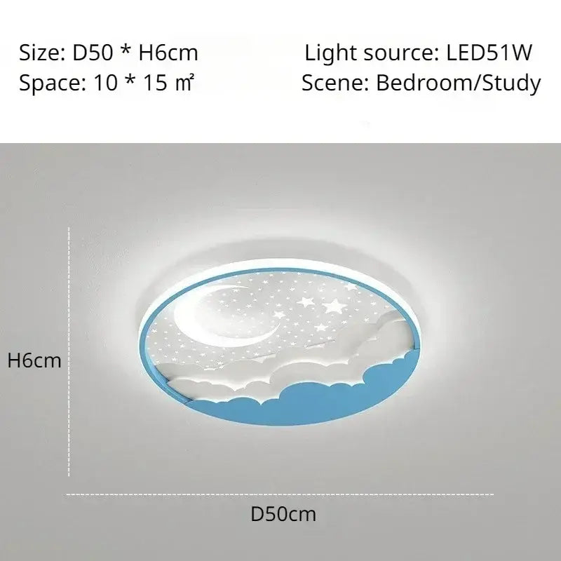 DecorBites™ Children's LED Ceiling Lamp for Nursery Bedroom Lighting