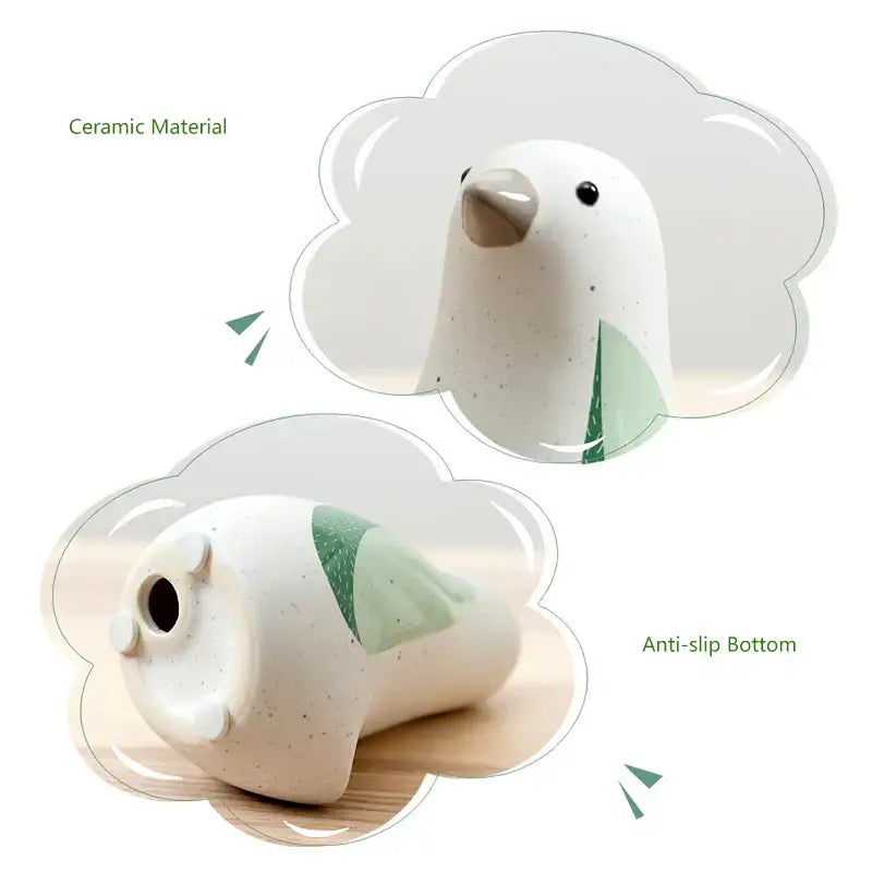 DecorBites™ Chinese Bird Figurines: Modern Ceramic Sculptures for Home Decor & Wedding Gifts