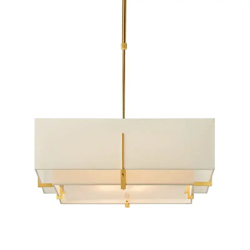 DecorBites™ Chinese Cloth Art Pendant Lamp Modern Minimalist Living Room ceiling lamp.