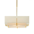 DecorBites™ Chinese Cloth Art Pendant Lamp Modern Minimalist Living Room ceiling lamp.