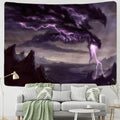 DecorBites™ Chinese Dragon Castle Totem Tapestry Wall Hanging Beach Mat Tapis Decor