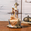 DecorBites™ Chinese Goddess Fairy Sculpture Musical Instrument Home Decor Figurine