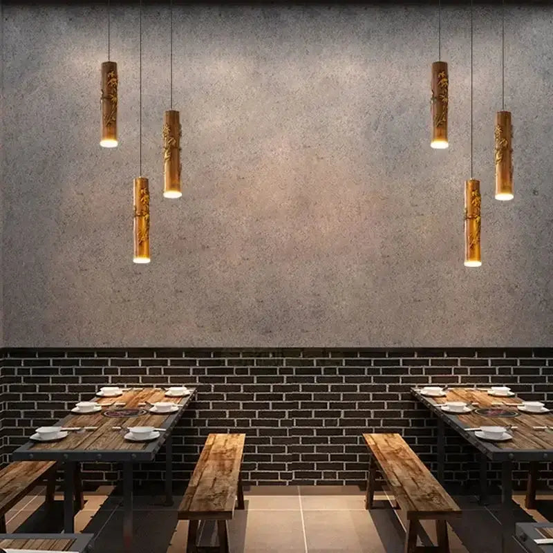 DecorBites™ مصباح معلق بتصميم صيني عصري لمطعم هوتبوت وبار