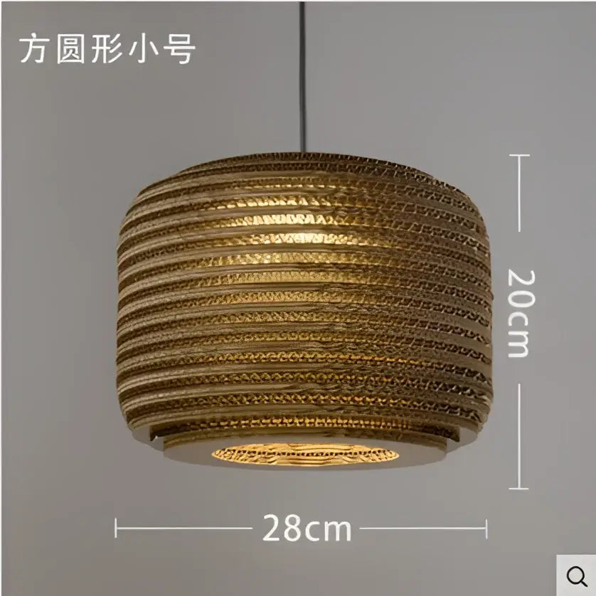 DecorBites™ Chinese Paper Honeycomb Pendant Lights Cardboard Personalized Home Decor Luminaire