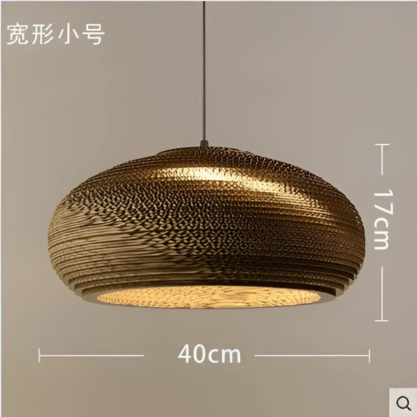 DecorBites™ Chinese Paper Honeycomb Pendant Lights Cardboard Personalized Home Decor Luminaire