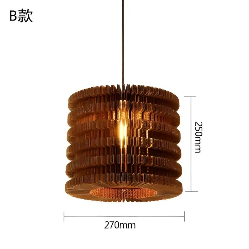 DecorBites™ Chinese Paper Pendant Light for Restaurant Living Room, Southeast Asian Style