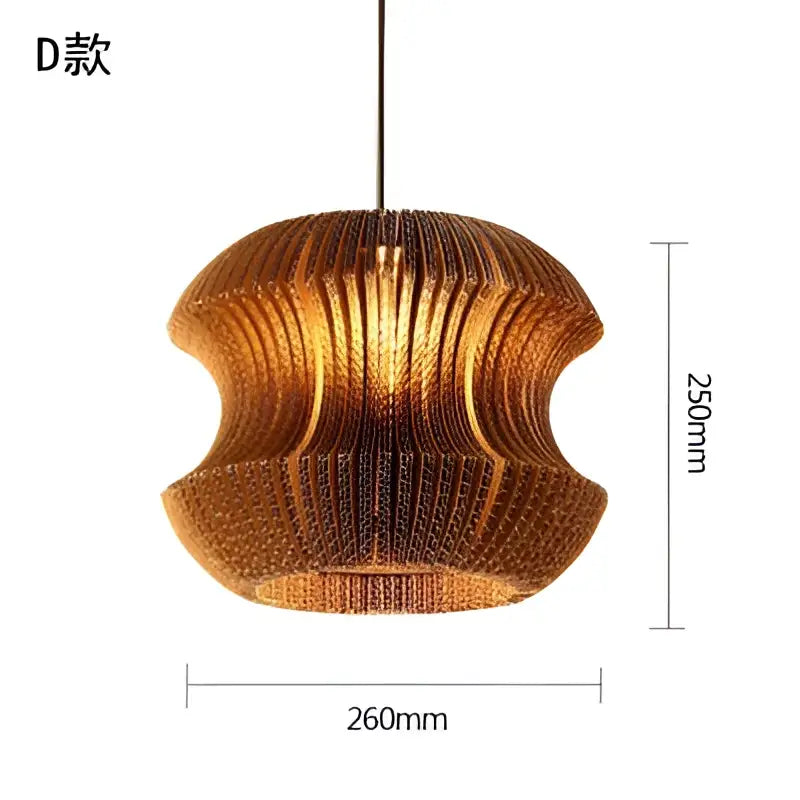 DecorBites™ Chinese Paper Pendant Light for Restaurant Living Room, Southeast Asian Style