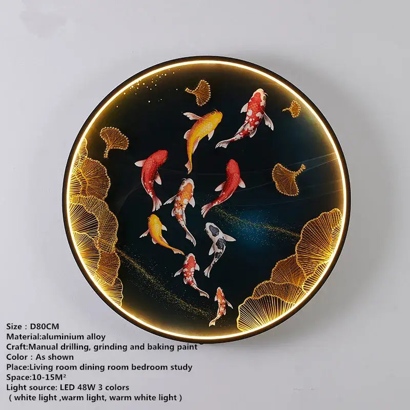 DecorBites™ Chinese Picture Wall Decoration Lamp - Modern LED Lighting for Home Décor