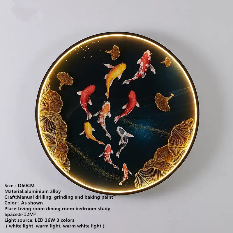 DecorBites™ Chinese Picture Wall Decoration Lamp - Modern LED Lighting for Home Décor