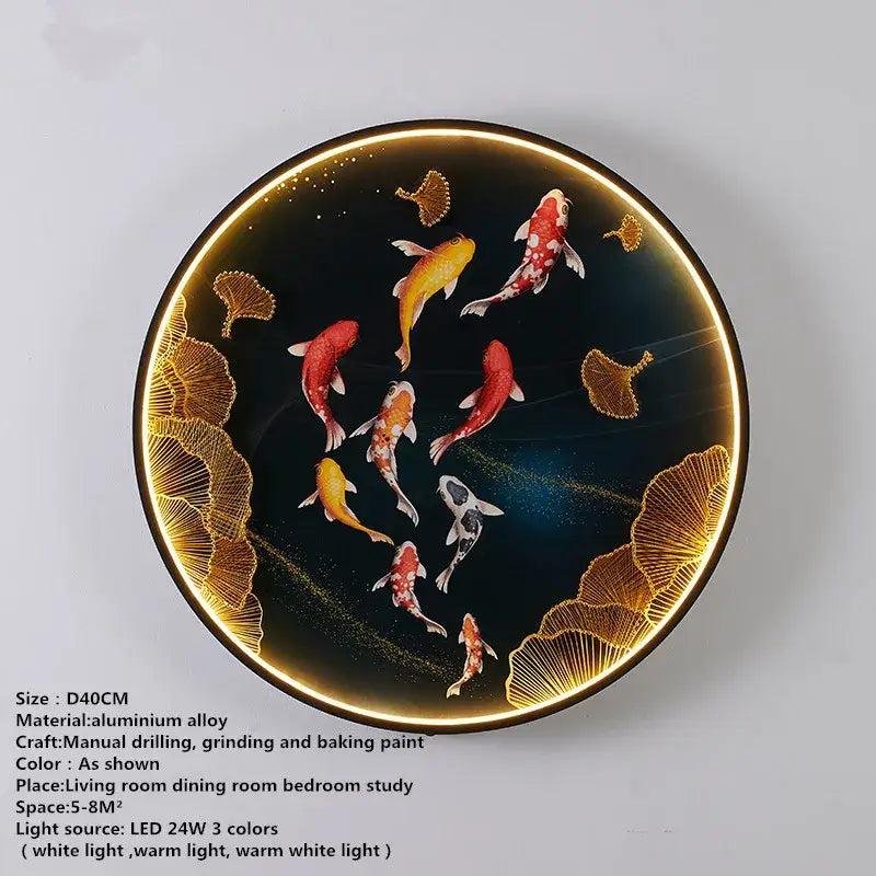 DecorBites™ Chinese Picture Wall Decoration Lamp - Modern LED Lighting for Home Décor