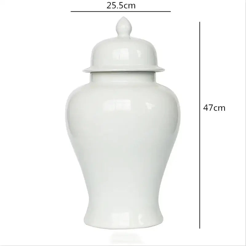 DecorBites™ Chinese Retro Handcrafted General Jar Vase for Home Decor & Storage