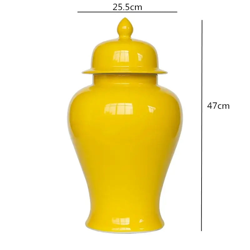 DecorBites™ Chinese Retro Handcrafted General Jar Vase for Home Decor & Storage