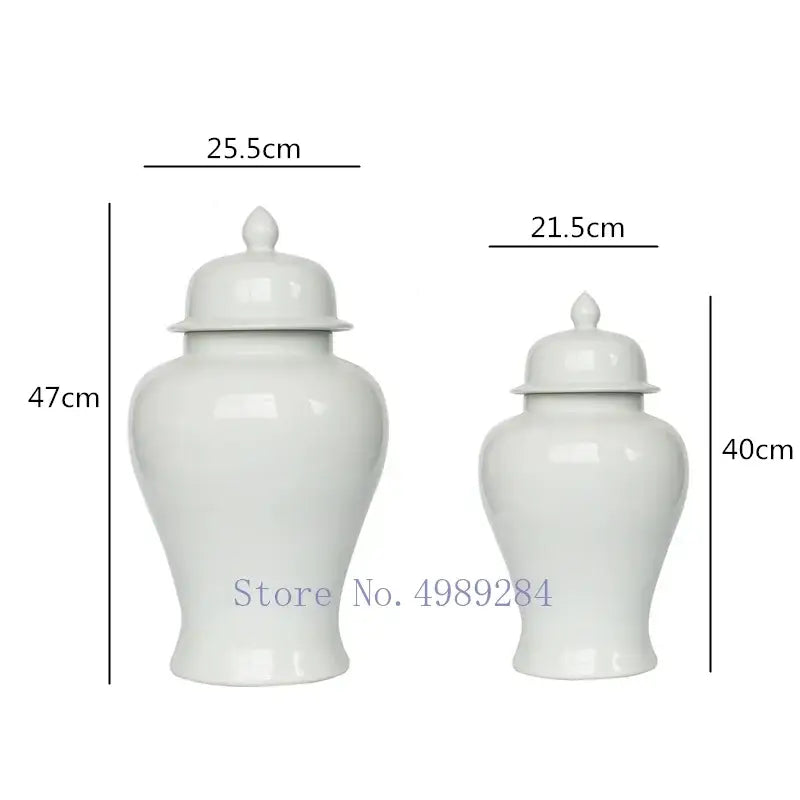 DecorBites™ Chinese Retro Handcrafted General Jar Vase for Home Decor & Storage