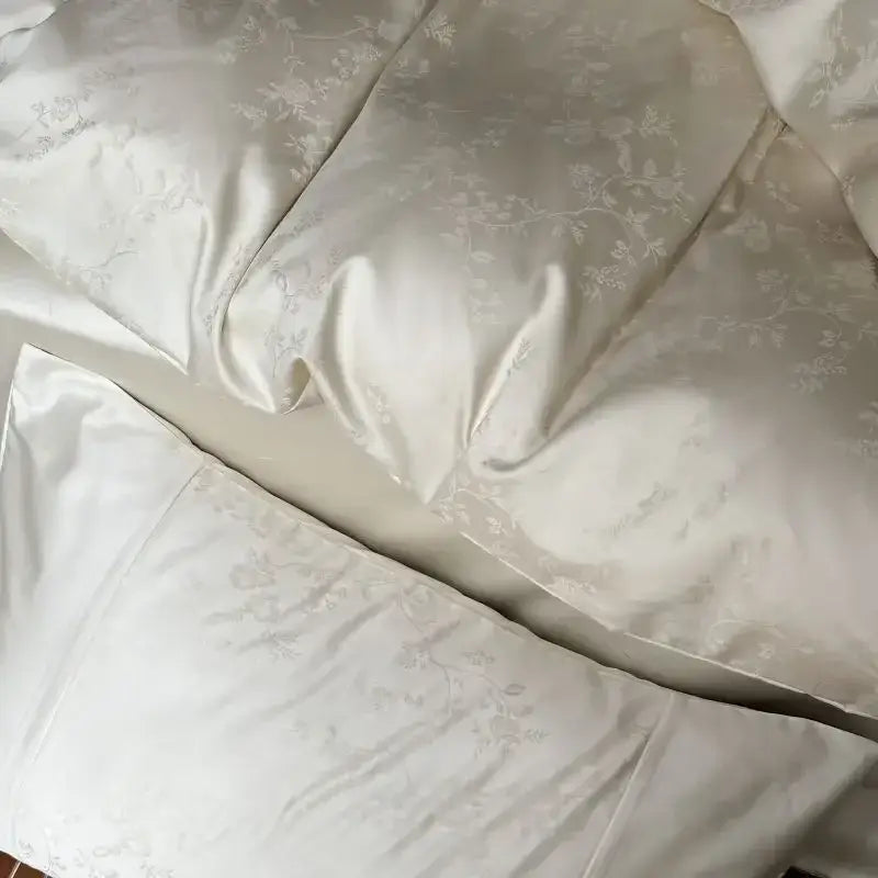 DecorBites™ Chinese Style 100% Cotton Jacquard Duvet Cover Set - Luxury Queen Bedding