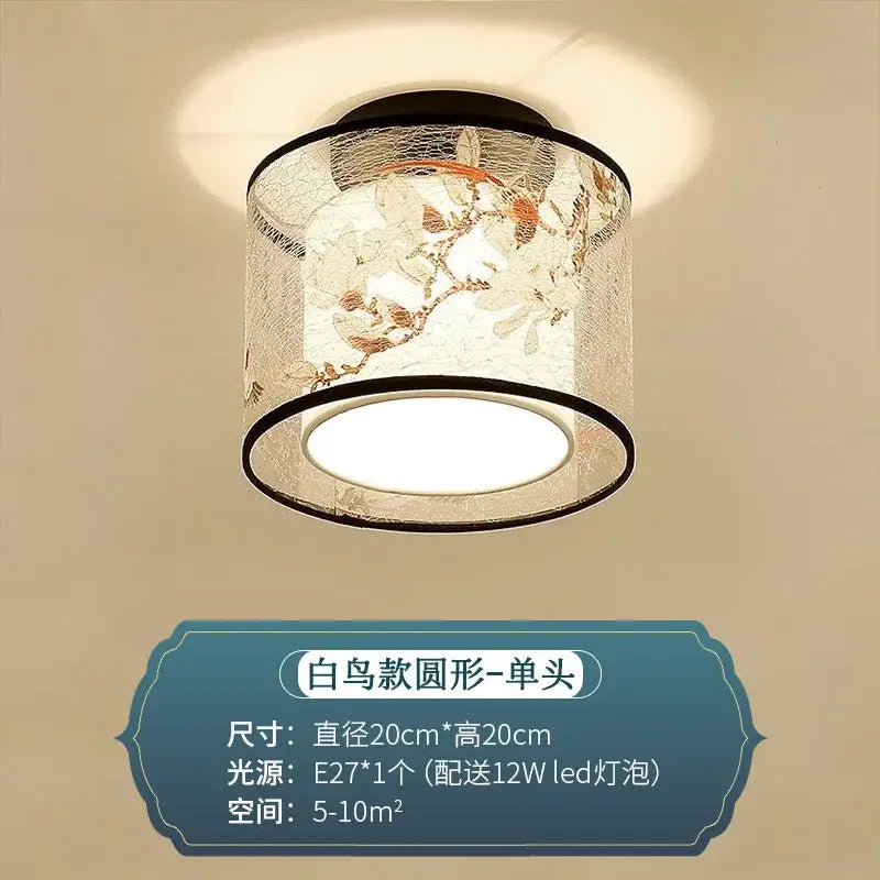 DecorBites™ Chinese Style Ceiling Lamp, Creative Warm Light for Hotel Villa Corridors