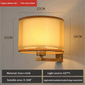 DecorBites™ Chinese Style Cloth Covered Wall Lamp for Bedroom and Living Room