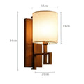 DecorBites™ Chinese Style Cloth Wall Lamp for Bedroom, Corridor, Stair, Aisle, Porch, Restaurant