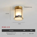 DecorBites™ Chinese Style Copper Pendant Light for Bedroom, Aisle, and Headboard Zen Chandelier