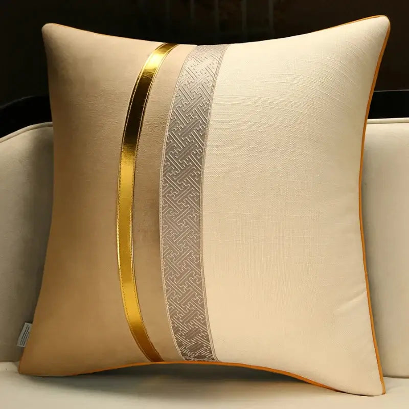 DecorBites™ Chinese Style Decorative Pillow Cover for Home, Living Room, Sofa, Bedside