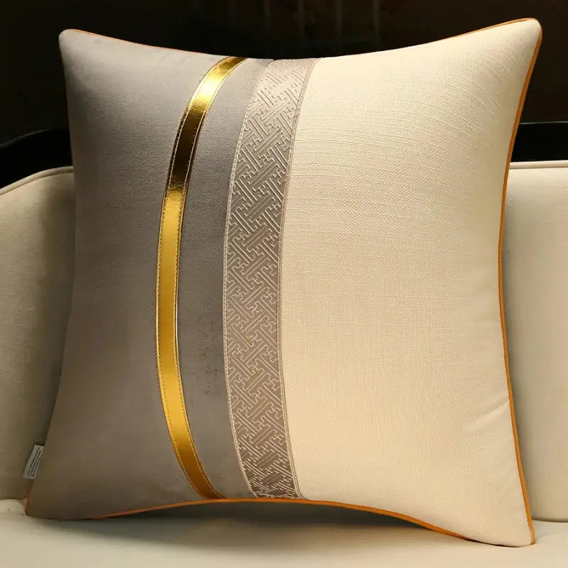 DecorBites™ Chinese Style Decorative Pillow Cover for Home, Living Room, Sofa, Bedside