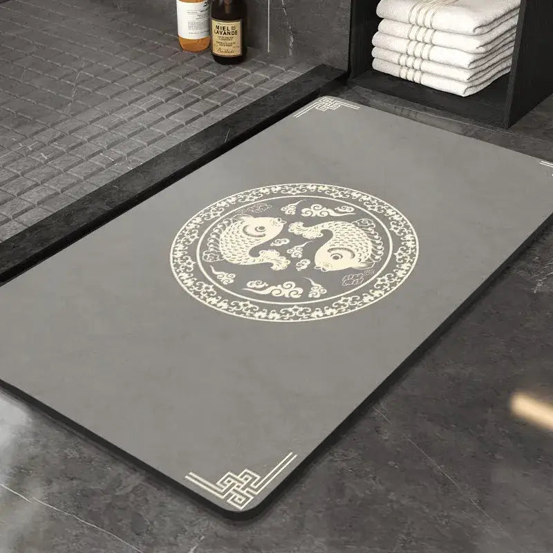 DecorBites™ Chinese Style Diatom Mud Entry Door Mat - Super Absorbent & Anti-Slip