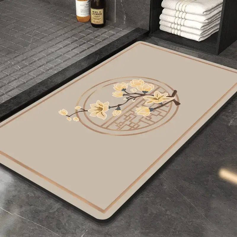 DecorBites™ Chinese Style Diatom Mud Entry Door Mat - Super Absorbent & Anti-Slip