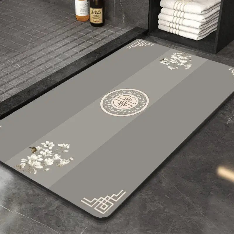 DecorBites™ Chinese Style Diatom Mud Entry Door Mat - Super Absorbent & Anti-Slip