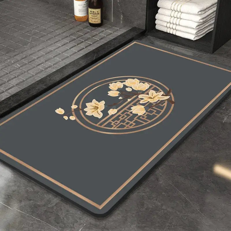 DecorBites™ Chinese Style Diatom Mud Entry Door Mat - Super Absorbent & Anti-Slip