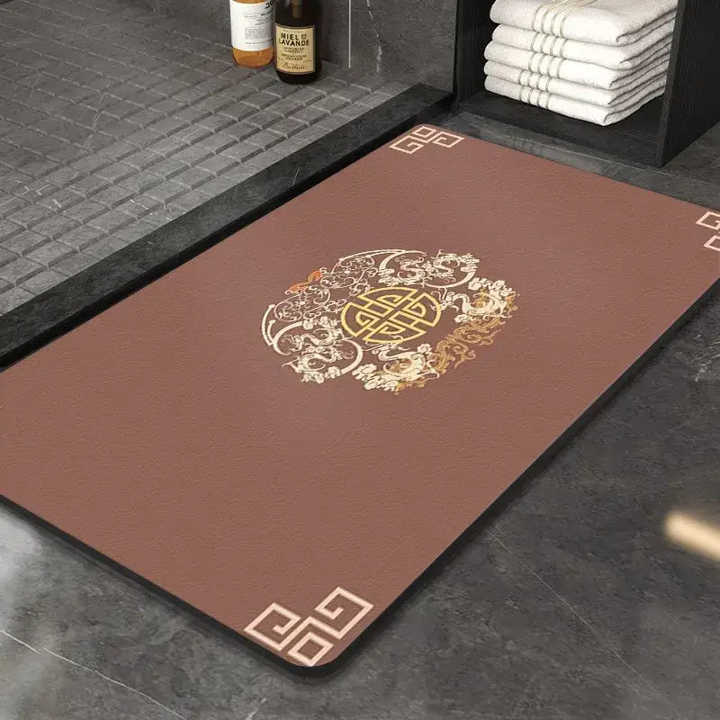 DecorBites™ Chinese Style Diatom Mud Entry Door Mat - Super Absorbent & Anti-Slip