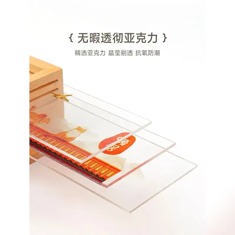 DecorBites™ Chinese Wind Lamp Tabletop Painting Creative Night Light Bedroom Decor