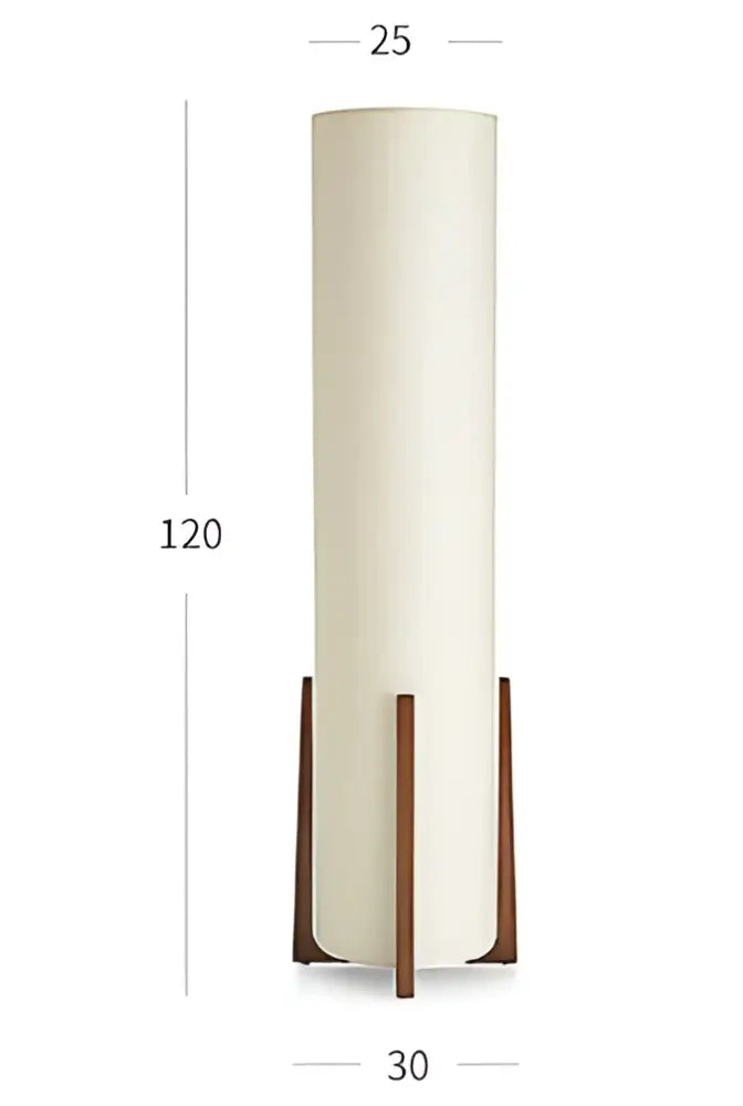 DecorBites™ Chinese Zen Wooden Floor Lamp for Living Room Bedroom Sofa Bedside