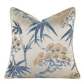 DecorBites™ غطاء وسادة مزخرف بتصميم Chinoiserie مقاس 45x45 سم لغرفة المعيشة وغرفة النوم
