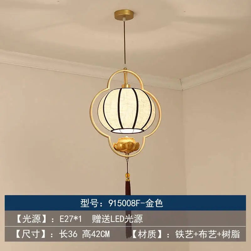 DecorBites™ Chinoiserie Retro Chandelier: Study Bedroom Dining Room Industrial Lighting