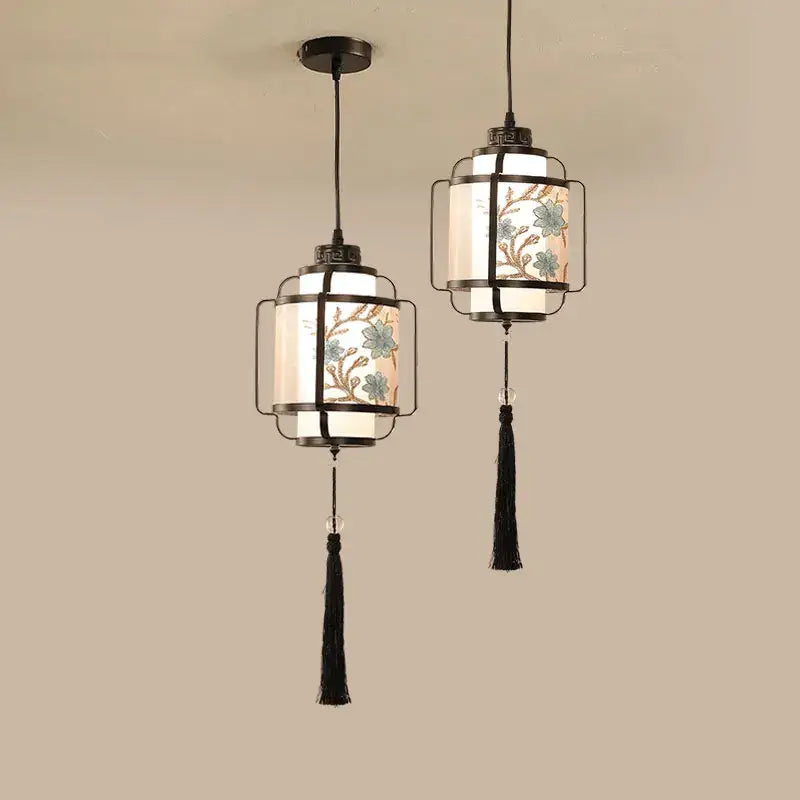 DecorBites™ Chinoiserie Retro Chandelier: Study Bedroom Dining Room Industrial Lighting