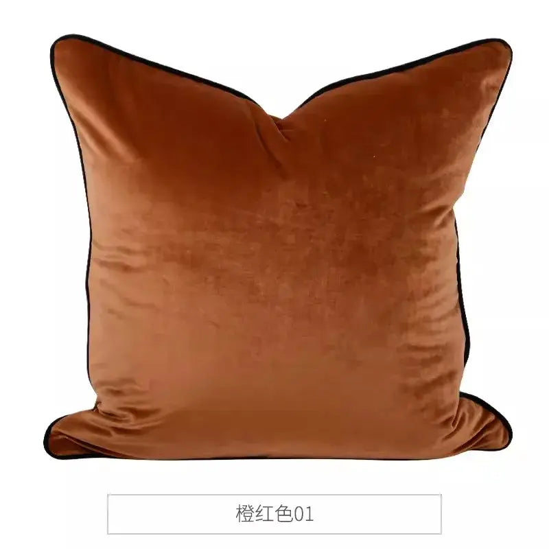 DecorBites™ Chinoiserie Velvet Lumbar Pillow Cover 30x50cm