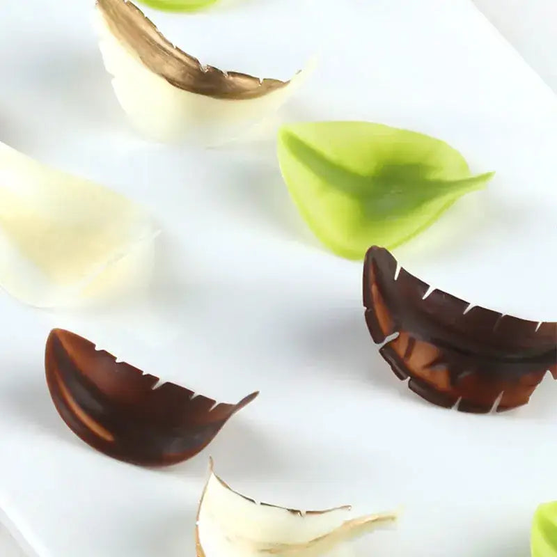 DecorBites™ Chocolate Leaf Knife Fondant Tool: Stainless Steel Cake Decoration & Baking Accessory