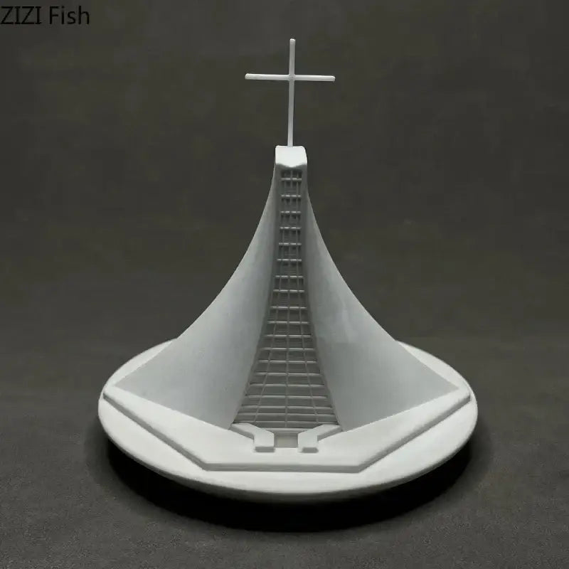 DecorBites™ Christian Church Gypsum Ornaments Luce Chapel Architecture Decoration Home Decor