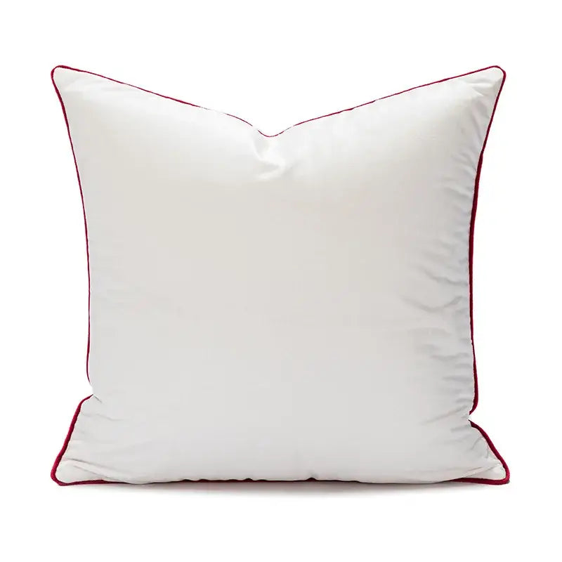DecorBites™ Christmas Bow Patchwork Velvet Pillow Cover Set for Festive Home Decor
