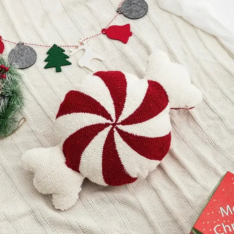 DecorBites™ Christmas Candy Cushions: Festive Heteromorphic Decorative Pillows for Sofa