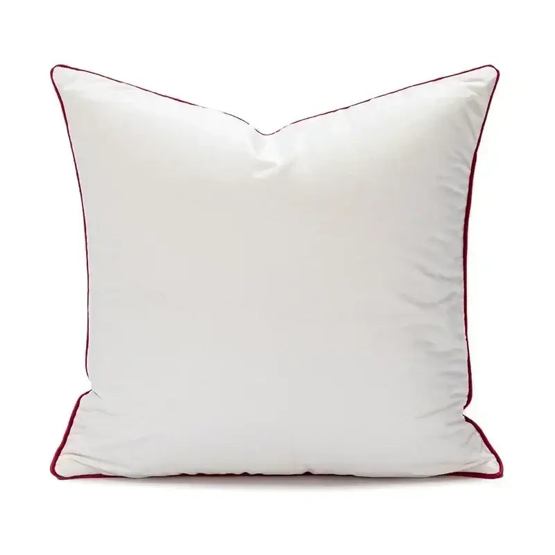 DecorBites™ Christmas Cartoon Candy Cushion Cover - Nordic Red Festival Patchwork Embroidered Design