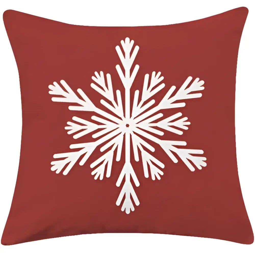DecorBites™ Christmas Cotton Linen Pillowcases - Decorative Sofa Cushion Cover in Various Sizes