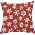 DecorBites™ Christmas Cotton Linen Pillowcases - Decorative Sofa Cushion Cover in Various Sizes