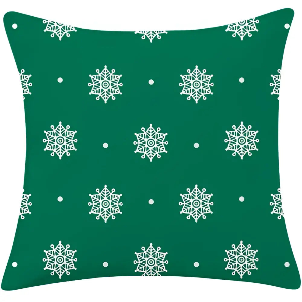 DecorBites™ Christmas Cotton Linen Pillowcases - Decorative Sofa Cushion Cover in Various Sizes