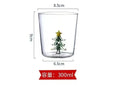 DecorBites™ Christmas Glass Goblet Set: Festive Cocktail Drinkware for Decoration and Gifting
