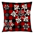 DecorBites™ Christmas Linen Cushion Cover 45x45cm Sofa Home Party Decor