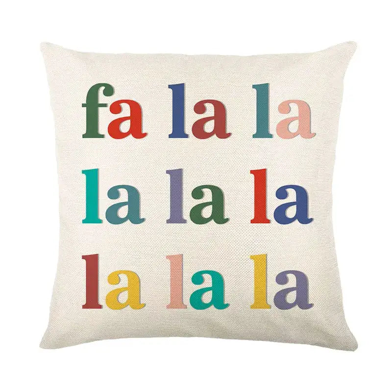 DecorBites™ Christmas Pillowcase Collection - Festive Sofa Decor with Christmas Tree, Elk, Snowman